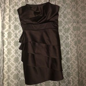 Max & Cleo chocolate minidress